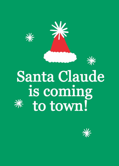 Santa Claude Card