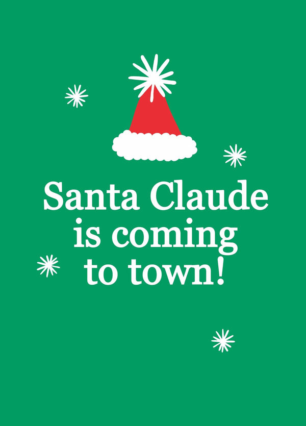 Santa Claude Card