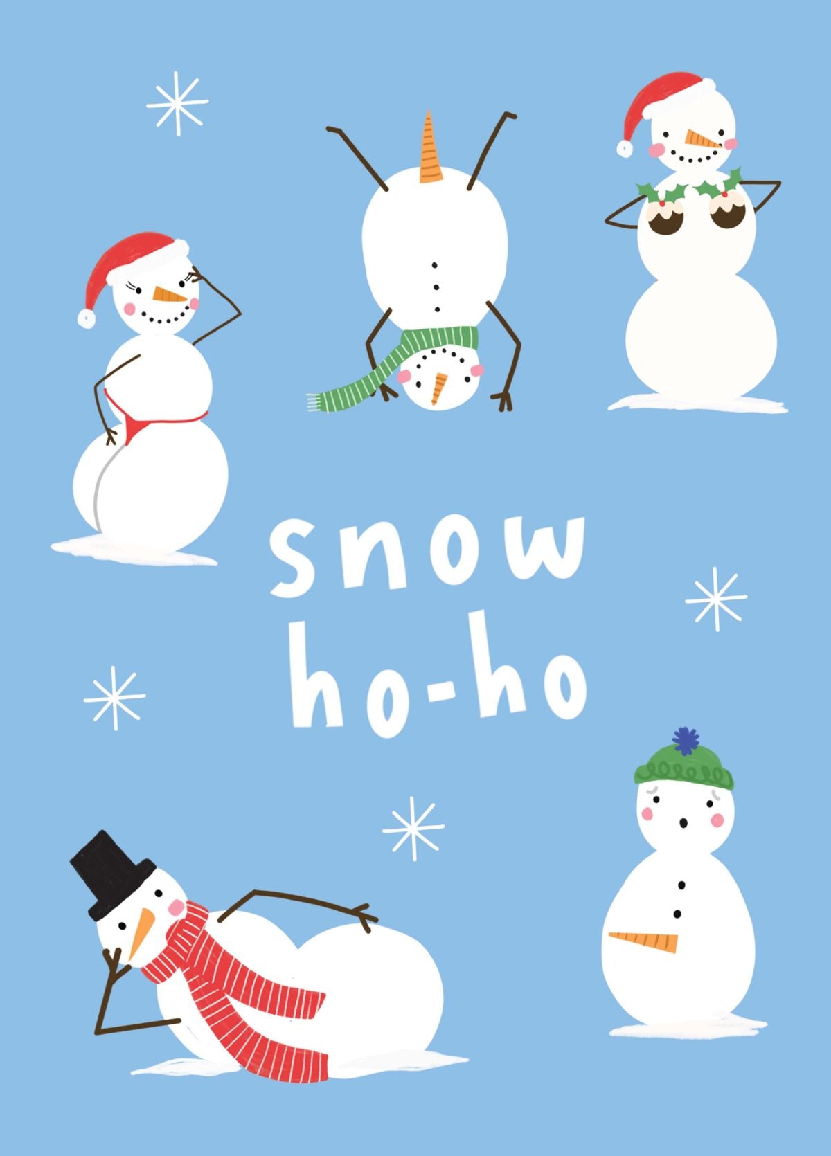 Snow Ho-Ho Card