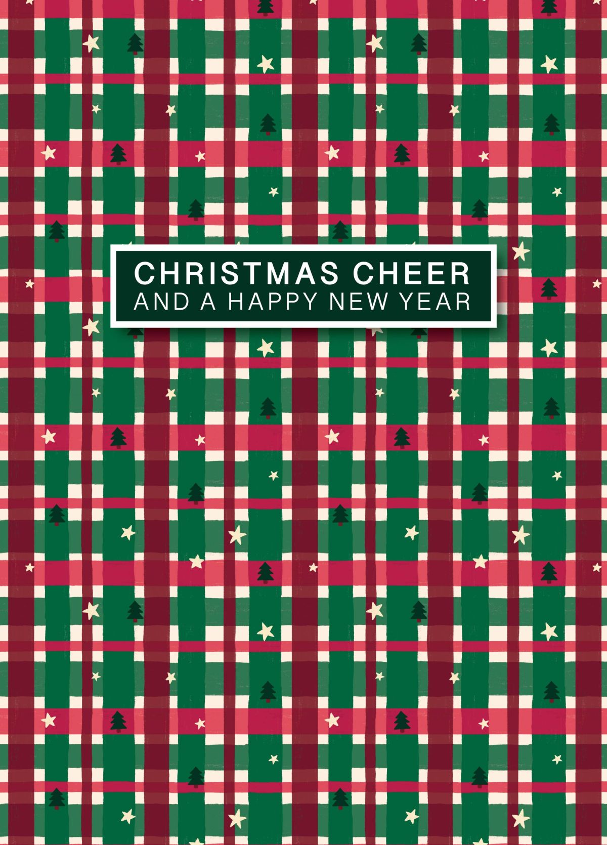 Christmas Cheer Tartan Card