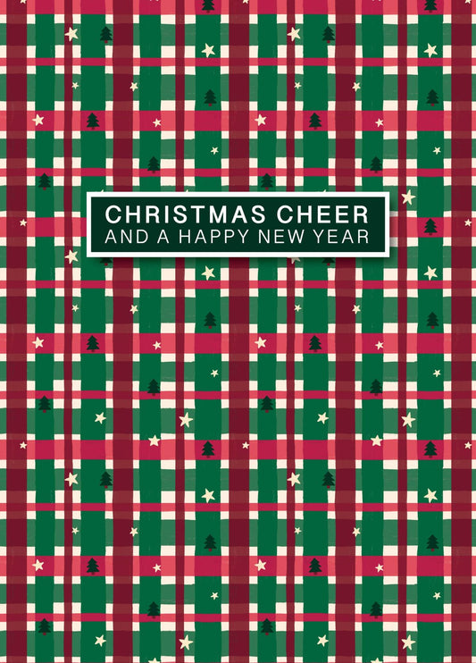 Christmas Cheer Tartan Card