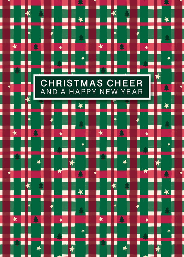 Christmas Cheer Tartan Card