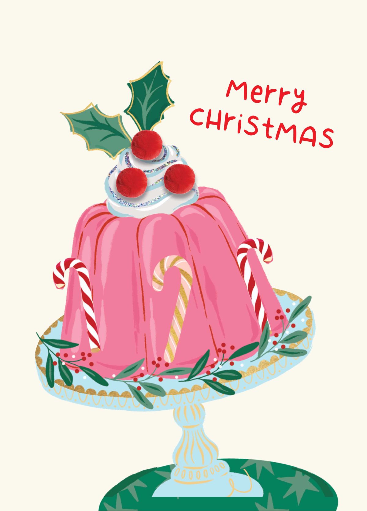 Merry Christmas Trifle Card