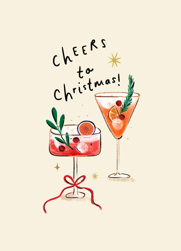 Cheers To Christmas Card
