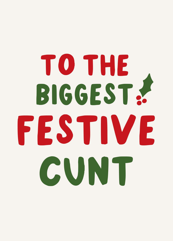 Festive Cunt Card