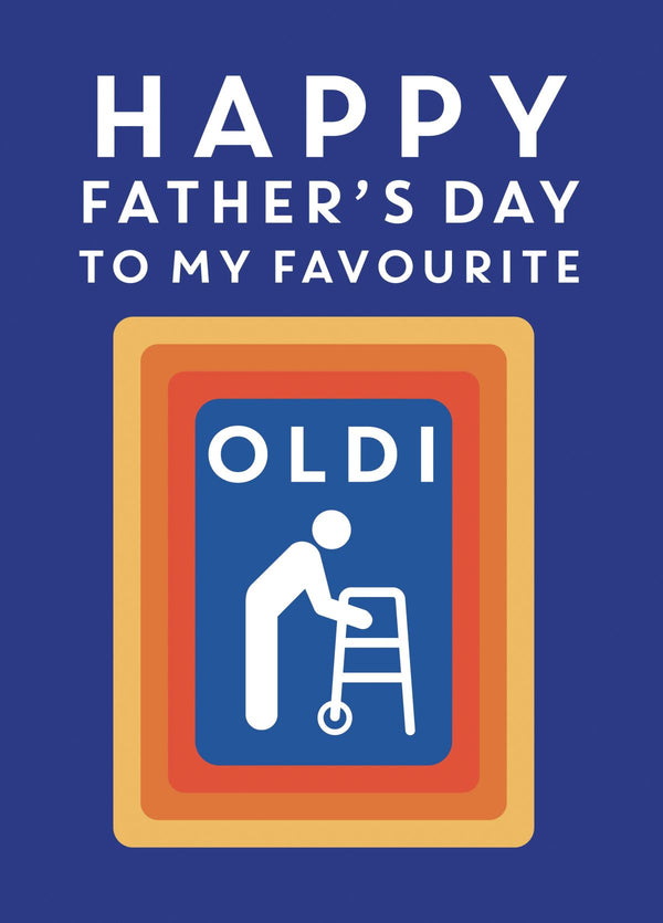 Favourite Oldi Father's Day Card