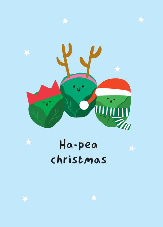 Ha-pea Christmas Card