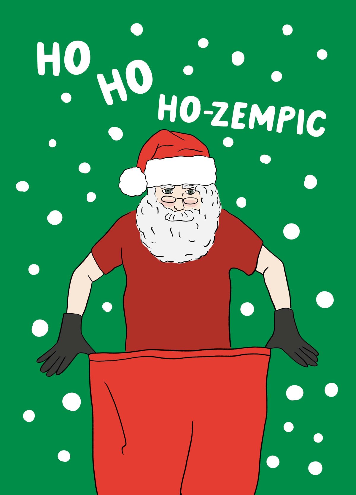 Ho Ho Ho-zempic Card