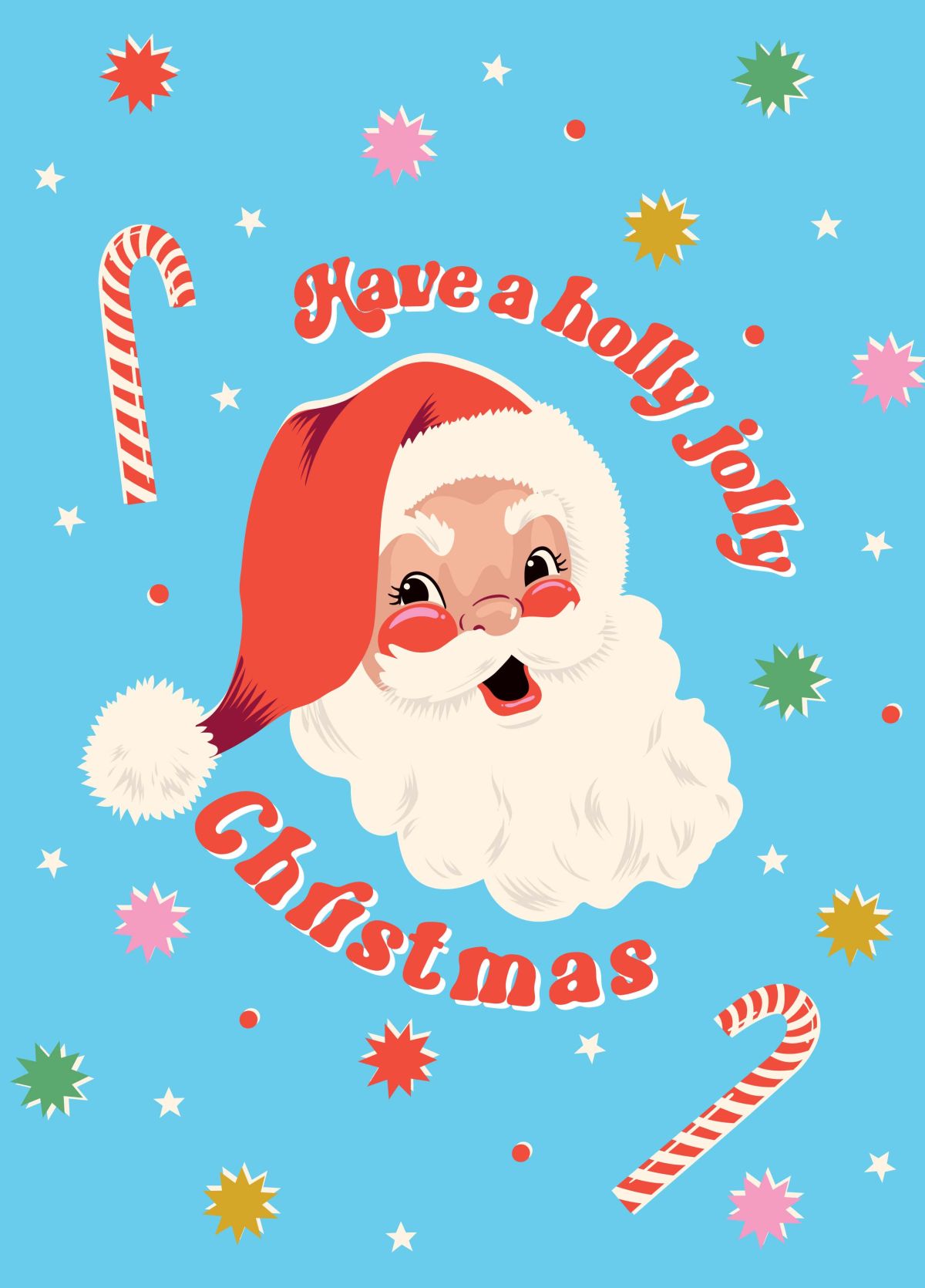 Holly Jolly Christmas Card