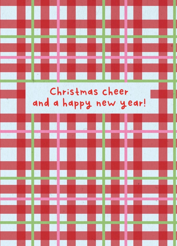Christmas Cheer Happy New Year Card