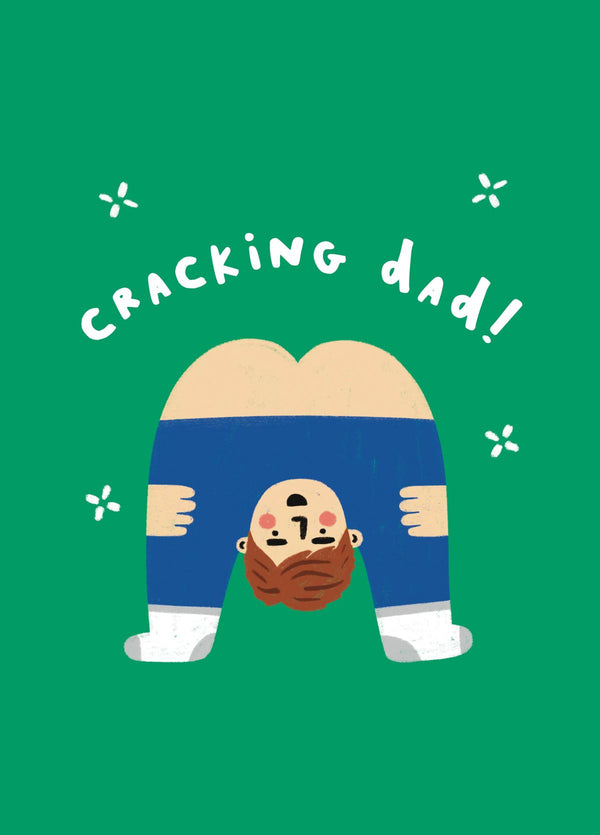 Cracking Bum Father's Day Card