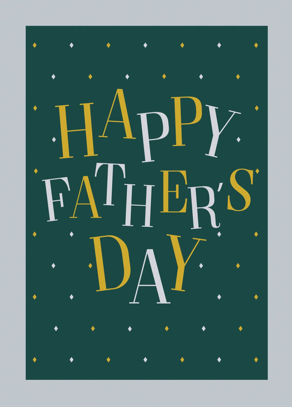 Happy Father's Day Classic Type Card