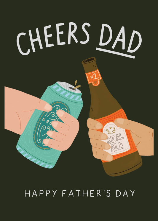 Cheers Dad Father's Day Card