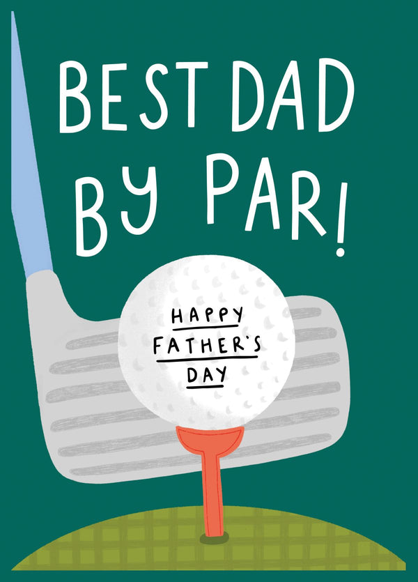 Best By Par Golf Father's Day Card