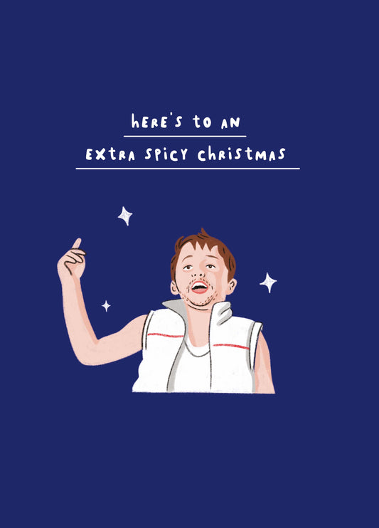 Extra Spicy Nativity Christmas Card
