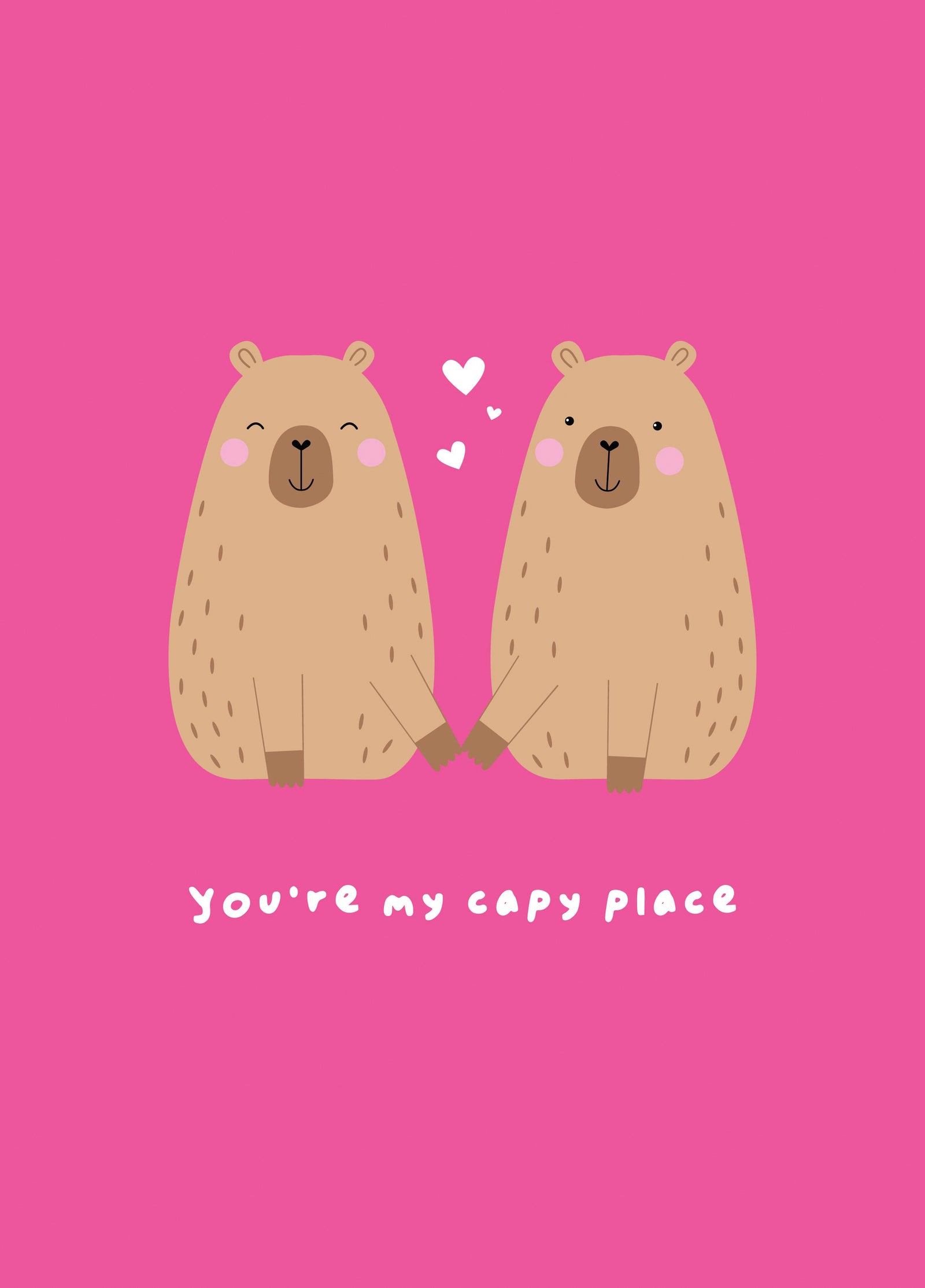 My Capy Place Valentine's Card