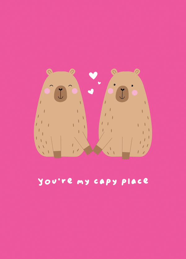 My Capy Place Valentine's Card