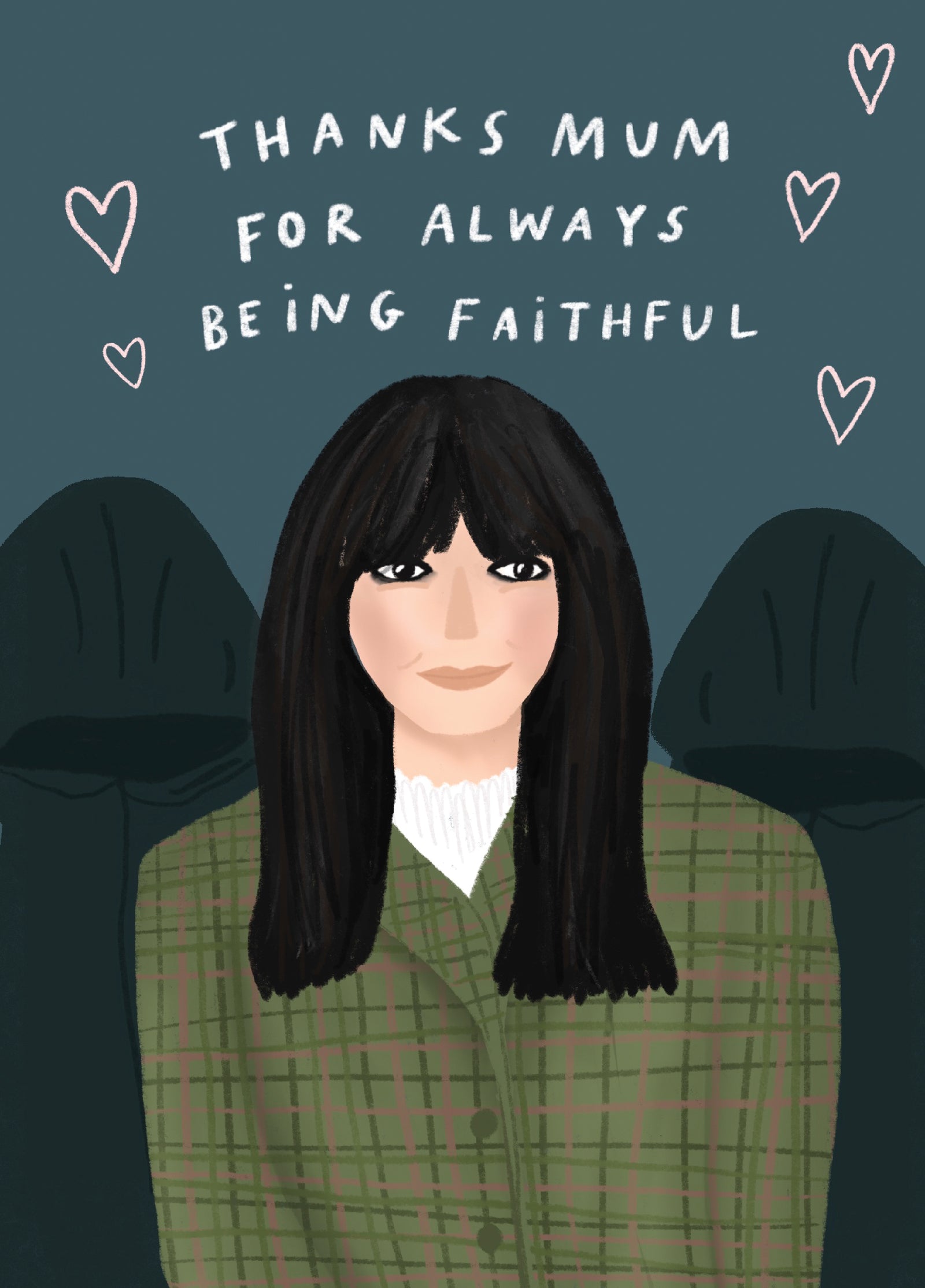 Claudia Faithful Mother's Day Card