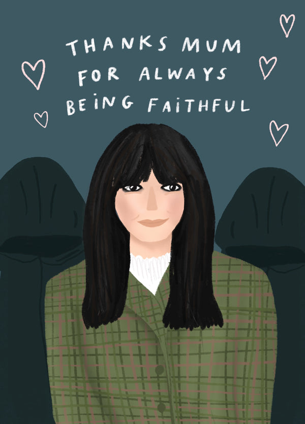 Claudia Faithful Mother's Day Card