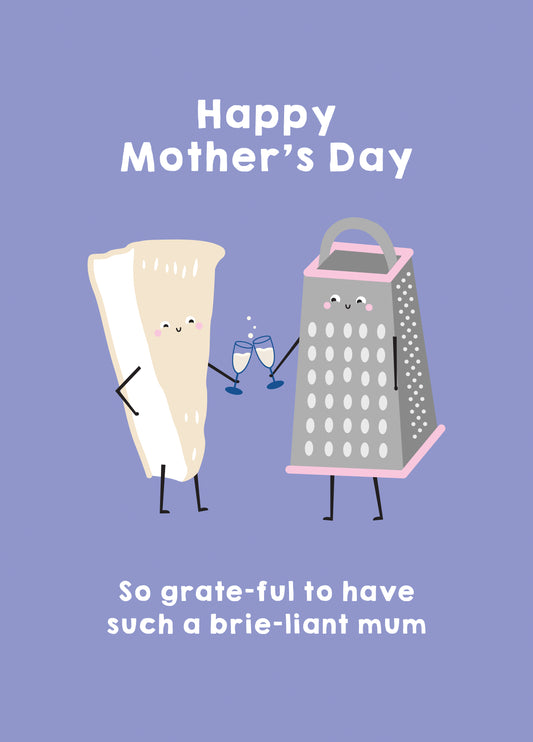 Cheesy Puns Mother's Day Card