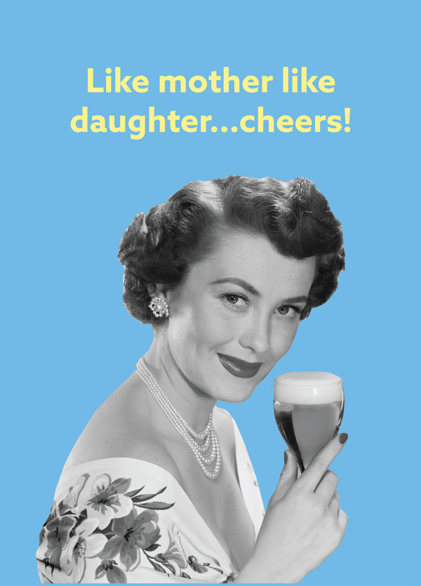 Cheers Retro Mother's Day Card