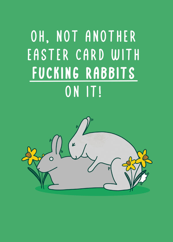 Fucking Rabbits Easter Card