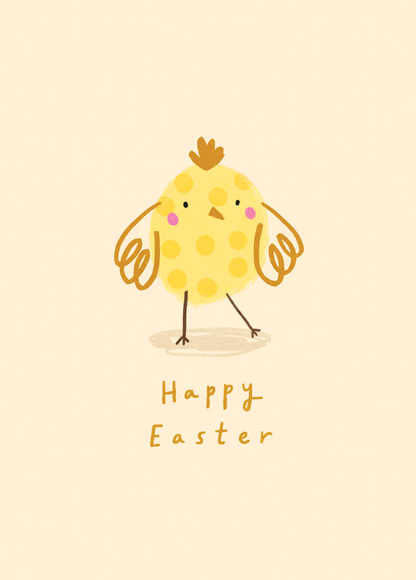 Spotty Chick Easter Card
