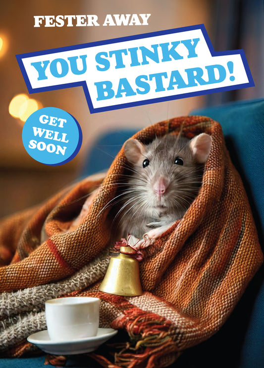 Fester Away Get Well Soon Card