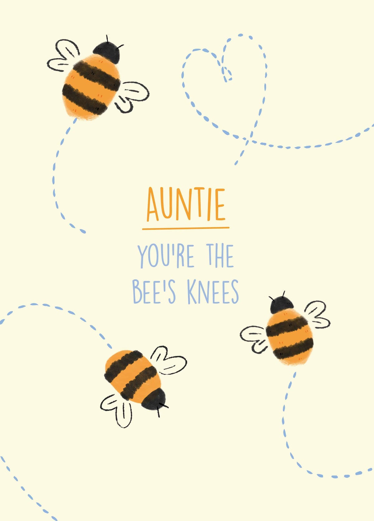 Auntie Bee's Knees Card