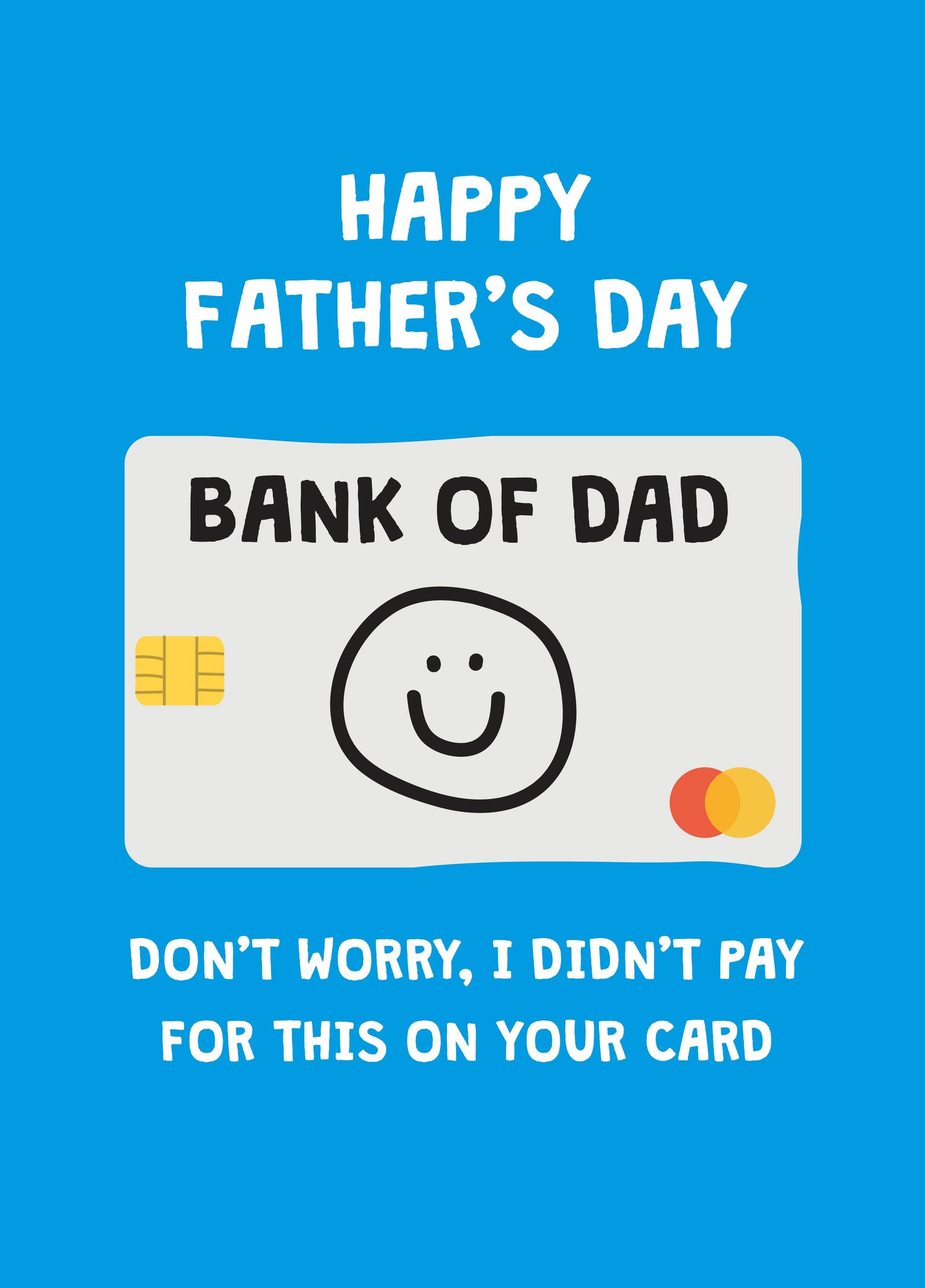 Bank Of Dad Father's Day Card