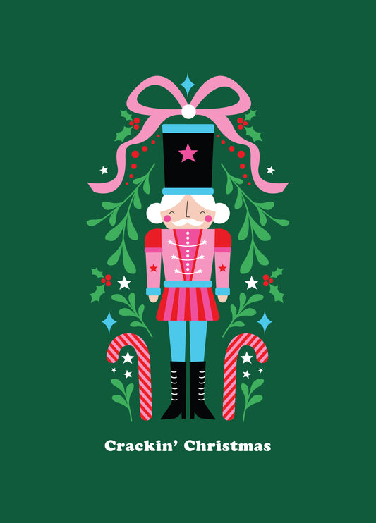 Crackin' Christmas Nutcracker Card