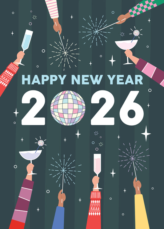 Cheers 2026 New Year Card