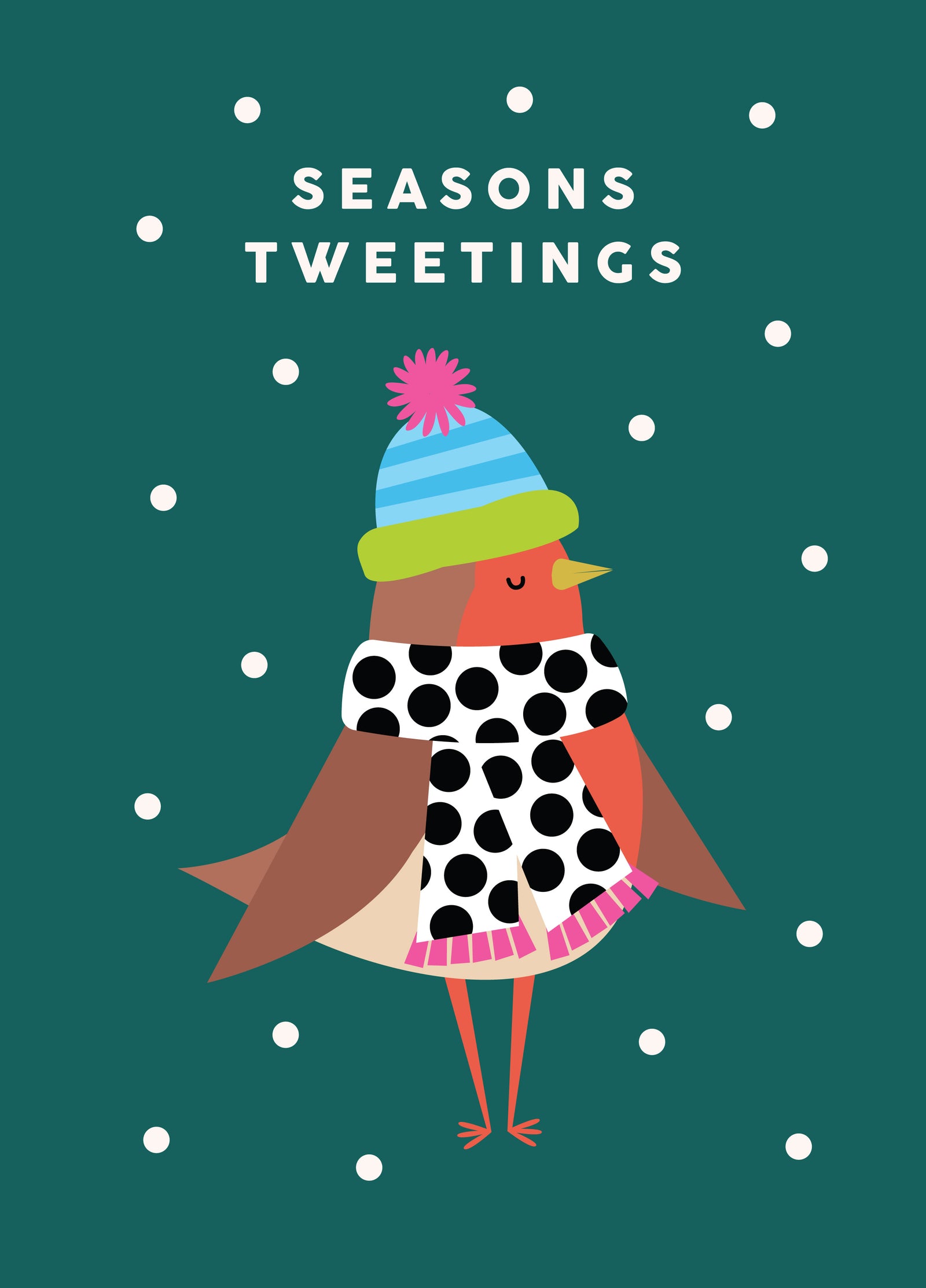 Robin Season's Tweetings Christmas Card