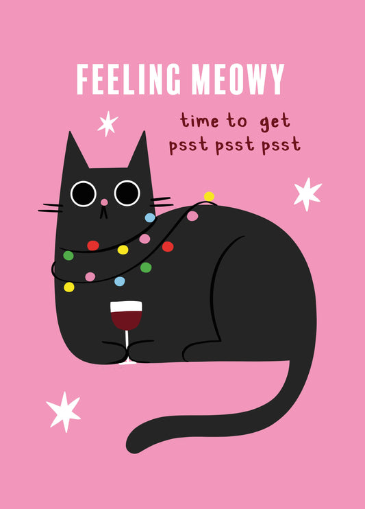 Feeling Meowy Christmas Card