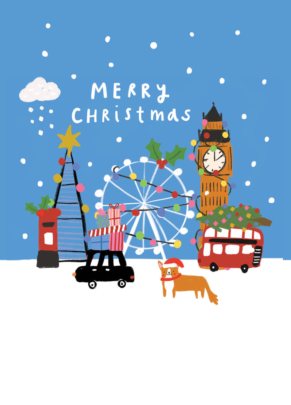 London Icons Christmas Card