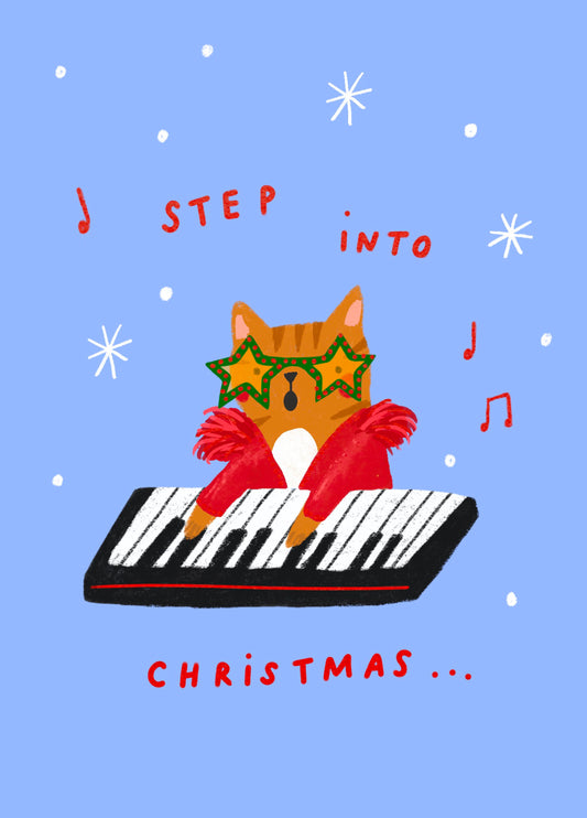 Step Into Catmas Christmas Card