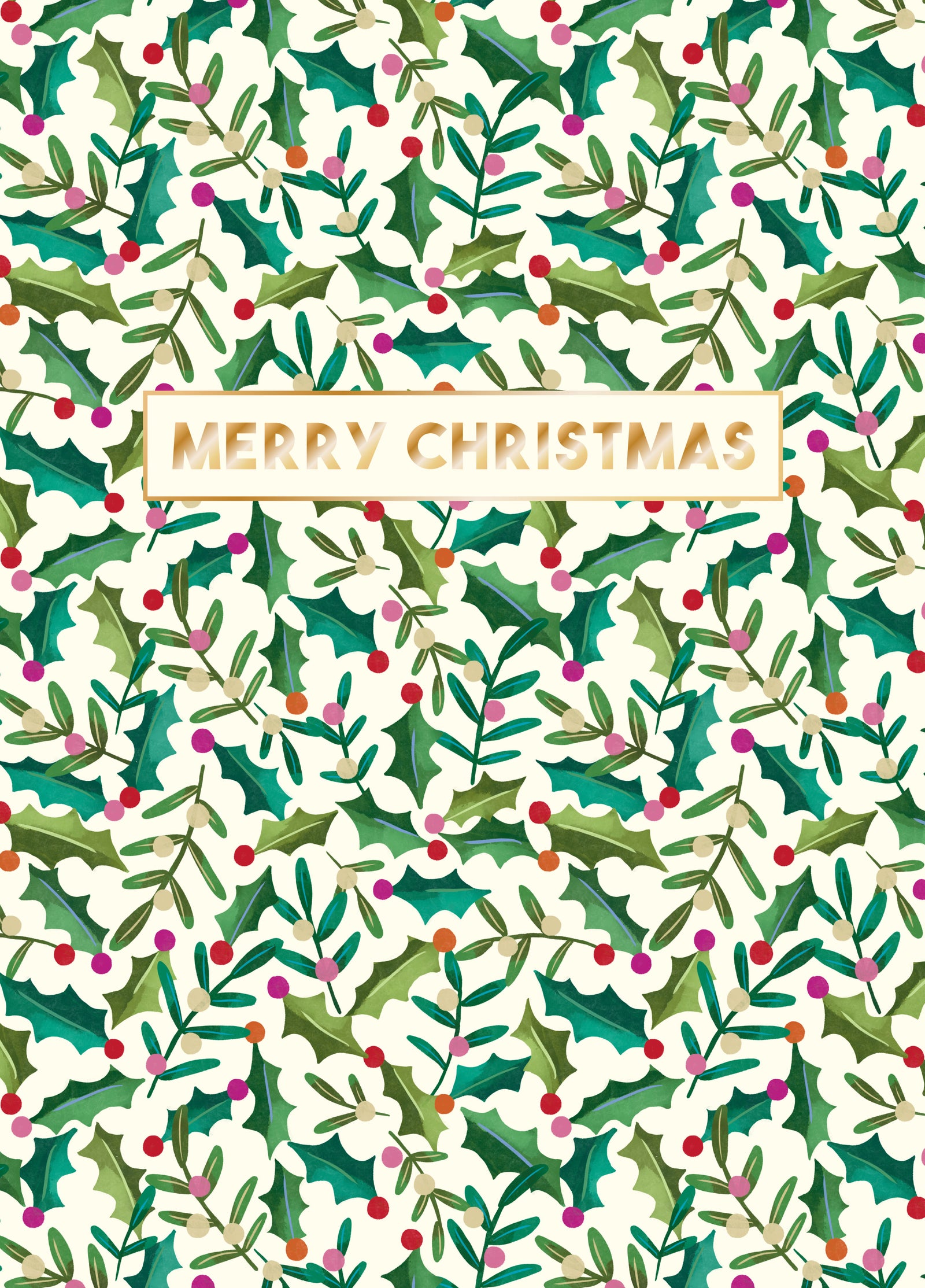 Festive Foliage Christmas Card