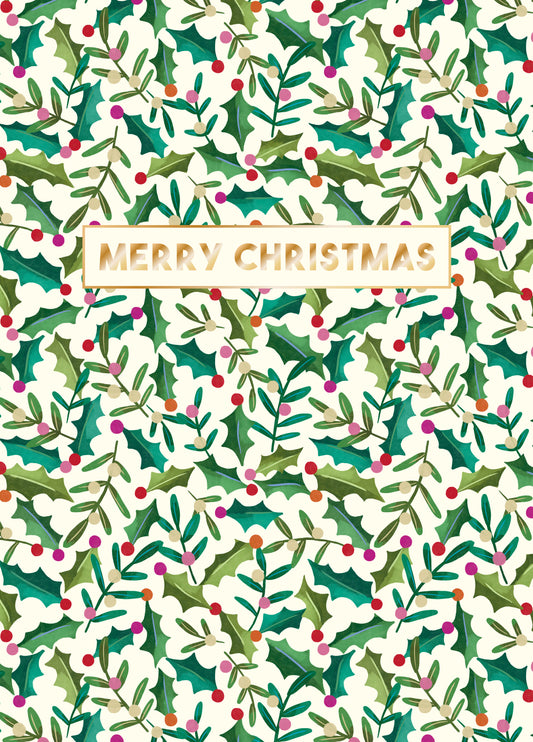 Festive Foliage Christmas Card