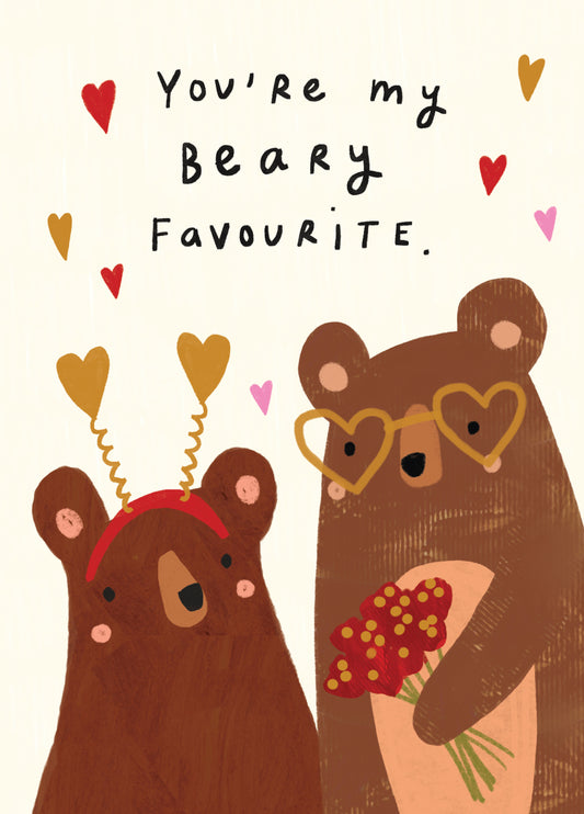 Beary Favourite Valentine's Card