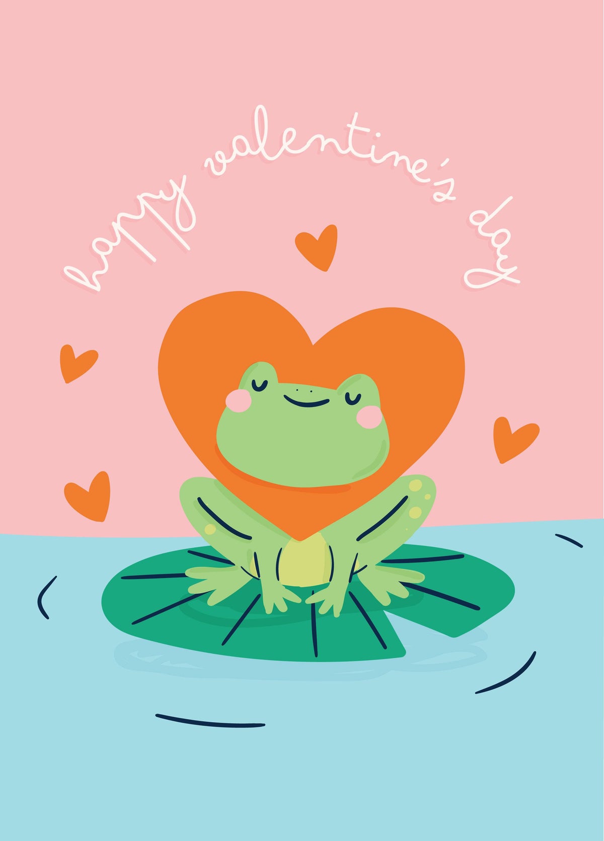 Love Frog Valentine's Card