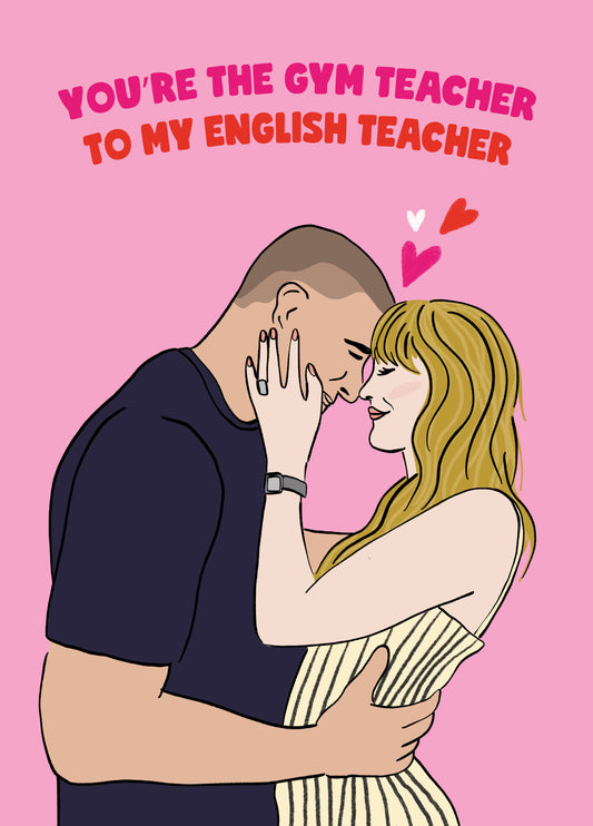 Gym And English Teacher Valentine's Card