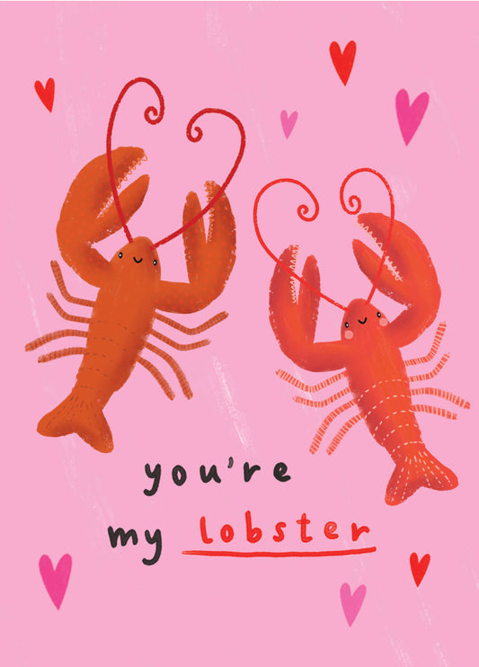 Lobster Pair Valentine's Card
