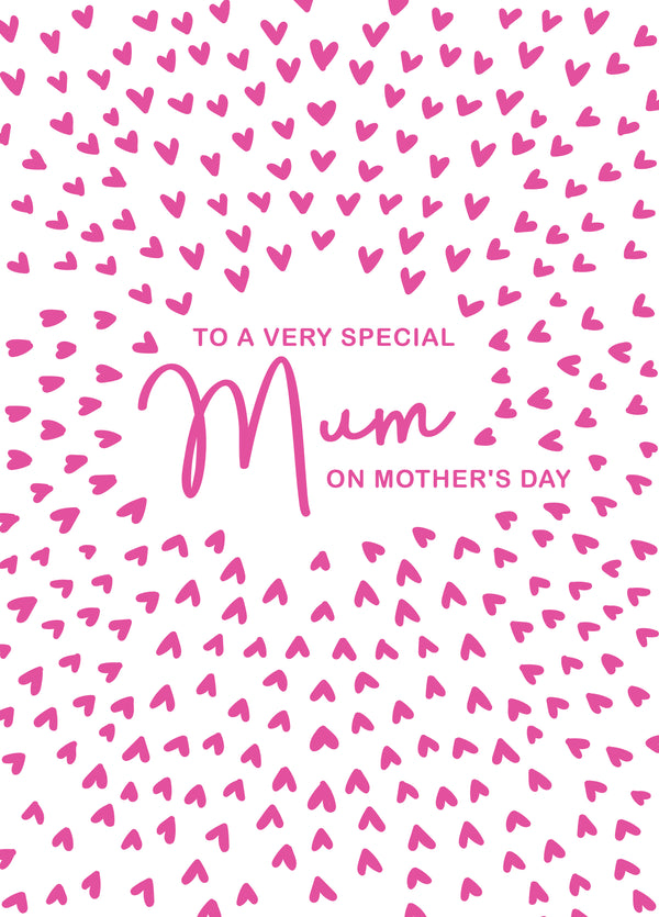 Special Mum Hearts Mother's Day Card