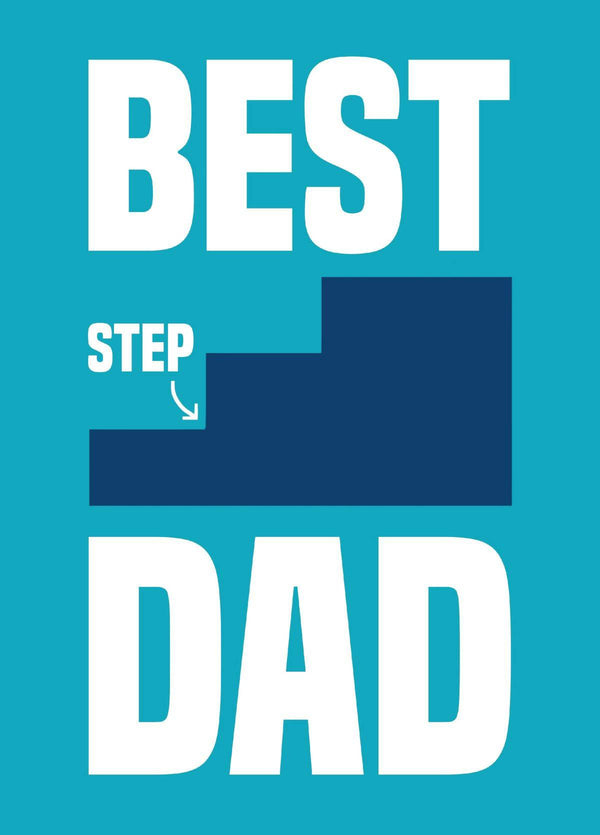 Step-Dad Bold Type Father's Day Card