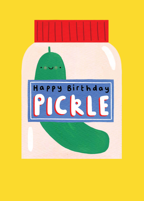 Happy Birthday Pickle Card