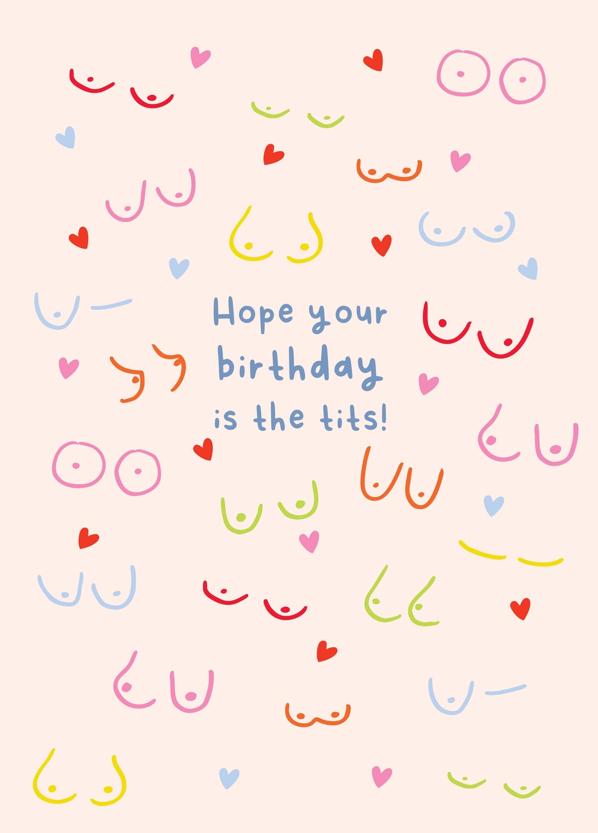 Hope Your Birthday Is The Tits Card