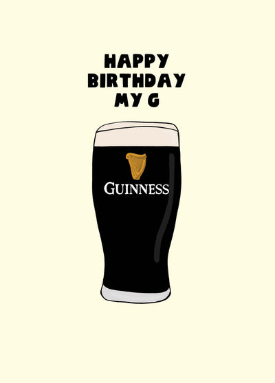 Happy Birthday My G Card
