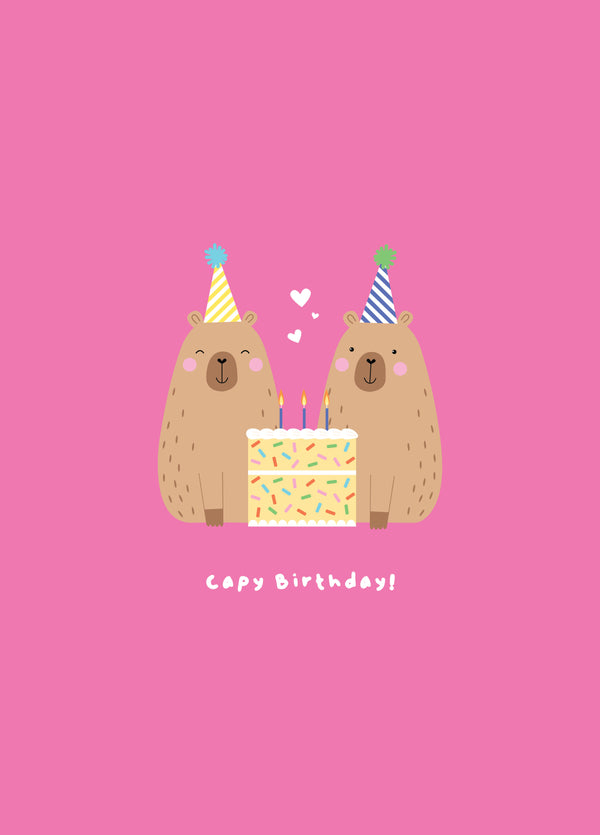 Capy Birthday Card