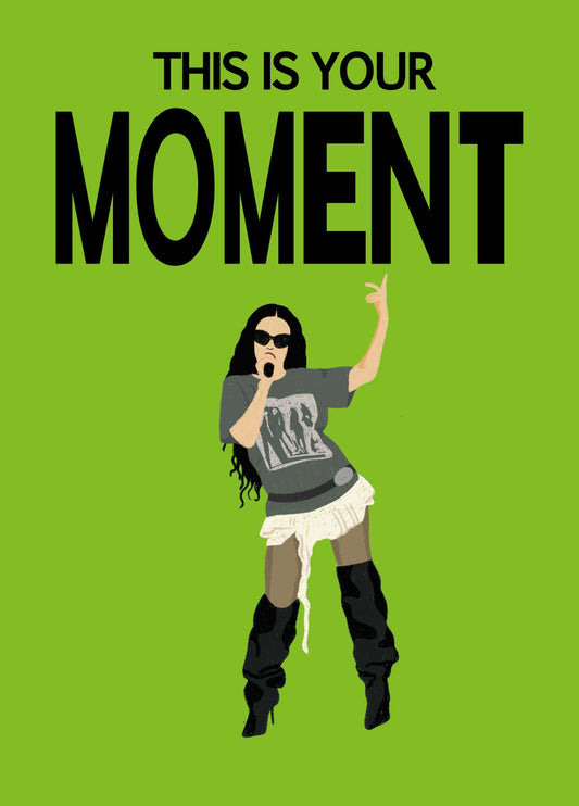 The Moment Charlie XCX Card