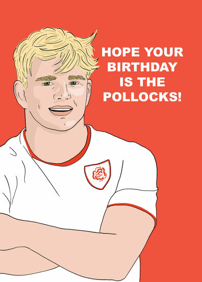 Pollocks Birthday Card